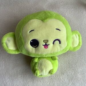 Gund Drops Joey Bananas Lime Green Plush Monkey Stuffed Animal Toy